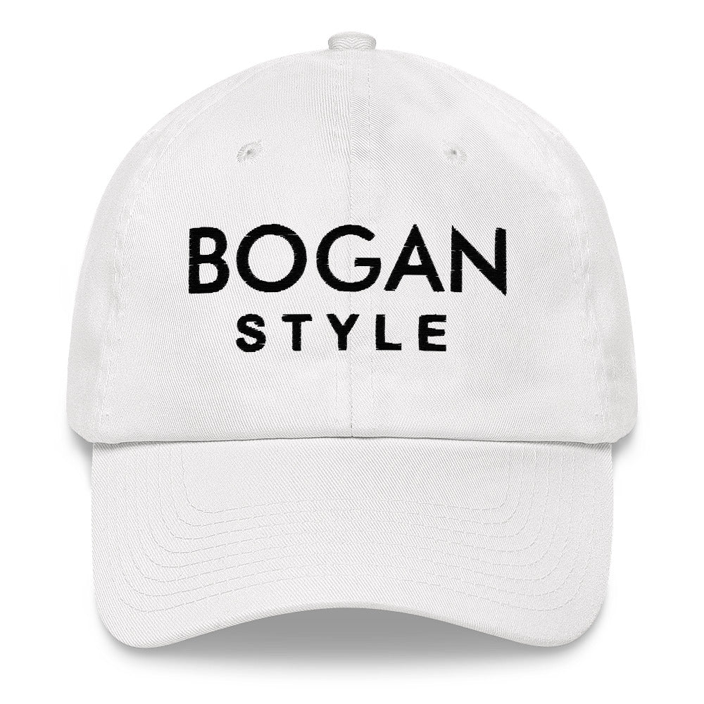 White Bogan Style cap